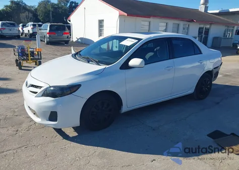 2011 Toyota Corolla Le z USA, uszkodzony, nr VIN 2T1BU4EEXBC552459